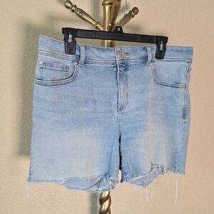INC International Concepts Light Wash Jean Shorts